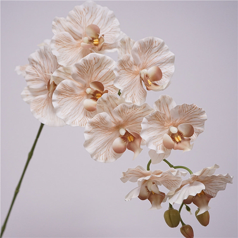 39" Tall Phalaenopsis Orchid Stem, 9-Head Real Touch Faux Flowers, Large Realistic Orchid for Vase, Modern Home Decor, Wedding Centerpiece, DIY