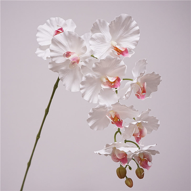 39" Tall Phalaenopsis Orchid Stem, 9-Head Real Touch Faux Flowers, Large Realistic Orchid for Vase, Modern Home Decor, Wedding Centerpiece, DIY