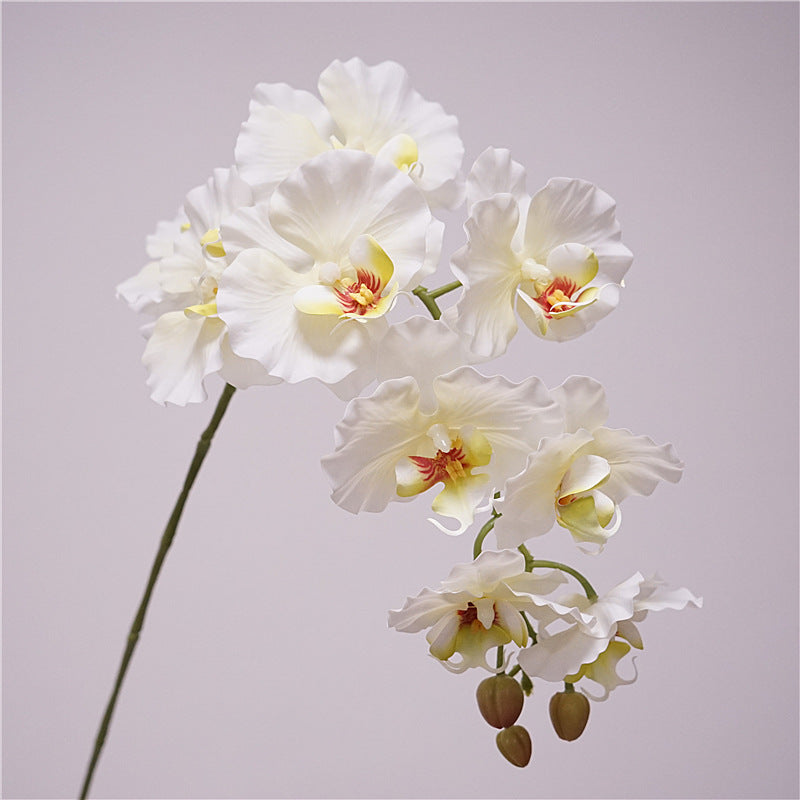 39" Tall Phalaenopsis Orchid Stem, 9-Head Real Touch Faux Flowers, Large Realistic Orchid for Vase, Modern Home Decor, Wedding Centerpiece, DIY