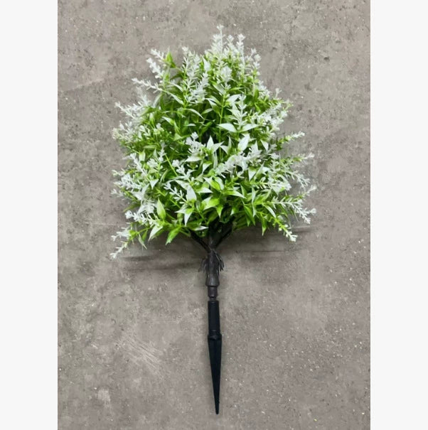 Lifelike Artificial Boston Fern Bush, 17" Tall Faux Greenery Pick, Realistic Weather-Resistant Stems for Indoor & Outdoor Planters, Vase Filler, Home Decor, DIY Weddings