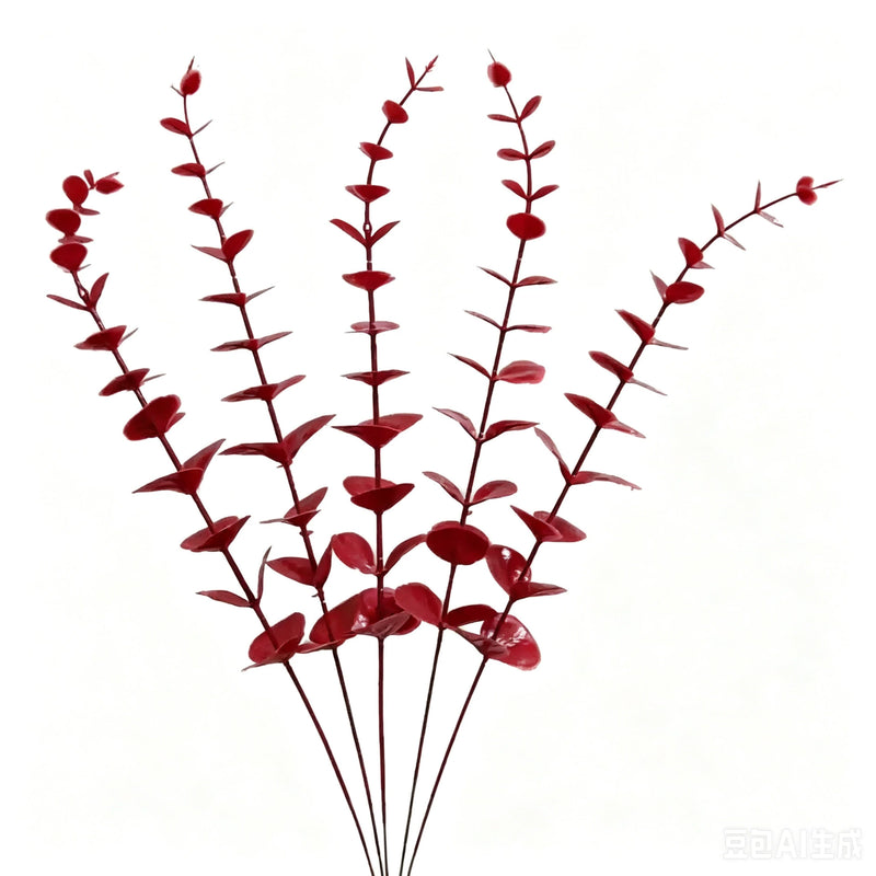 20 Pcs Bulk Faux Eucalyptus Stems, 19" Tall Realistic Artificial Greenery, Lifelike Leaves for Wedding Bouquets, Vase Filler & Modern Home Decor