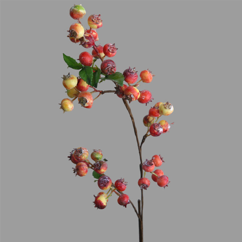 21" Realistic Faux Blueberry Stem - Perfect for Home Decor, Weddings, & Events, Low Maintenance, Allergy & Pet Safe