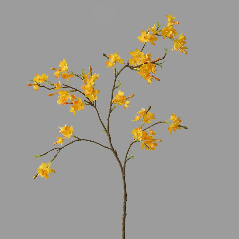 Golden Spring Faux Floral Arrangement, 36" Realistic Touch, Elegant Home Decor for Weddings, Parties, and Seasonal Styling