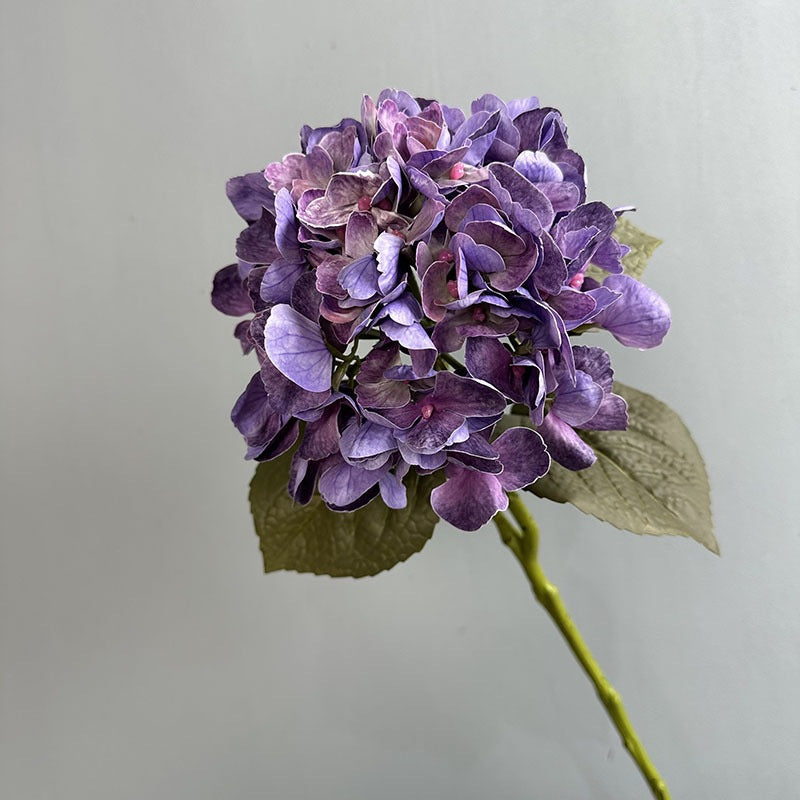 Real-Touch Hydrangea Bouquet, 24" Faux Floral Arrangement for Home Decor, Weddings, Events, Allergy & Pet Safe, No Maintenance
