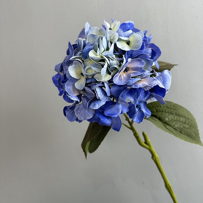 Real-Touch Hydrangea Bouquet, 24" Faux Floral Arrangement for Home Decor, Weddings, Events, Allergy & Pet Safe, No Maintenance