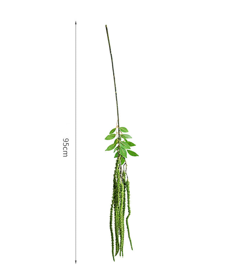 Faux Hanging Mi Wedding Tears, 37" Real-Touch Floral Arrangement, Burgundy, White, Green, Perfect for Home Decor, Weddings, Events