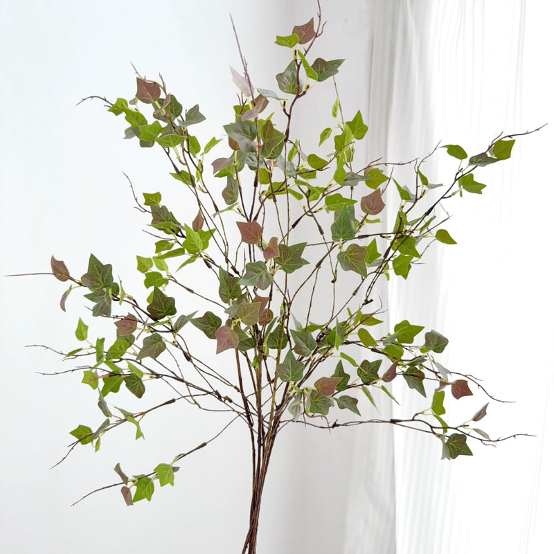 23" Realistic Ivy Branch, Lifelike Trailing Greenery Stem for Tall Vases, Wedding Decor, DIY Floral Arrangements & Year-Round Home Accents