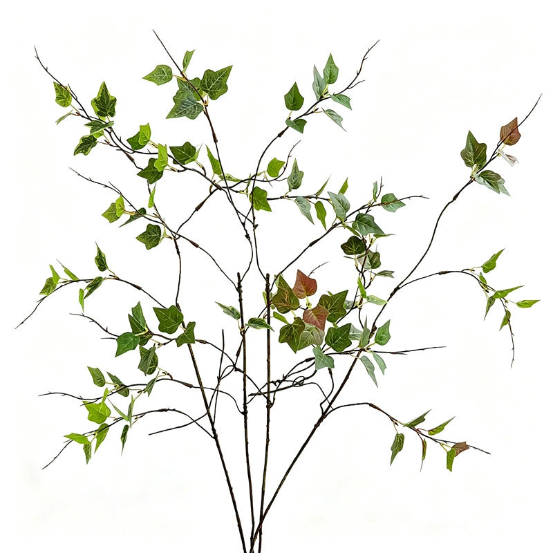 23" Realistic Ivy Branch, Lifelike Trailing Greenery Stem for Tall Vases, Wedding Decor, DIY Floral Arrangements & Year-Round Home Accents