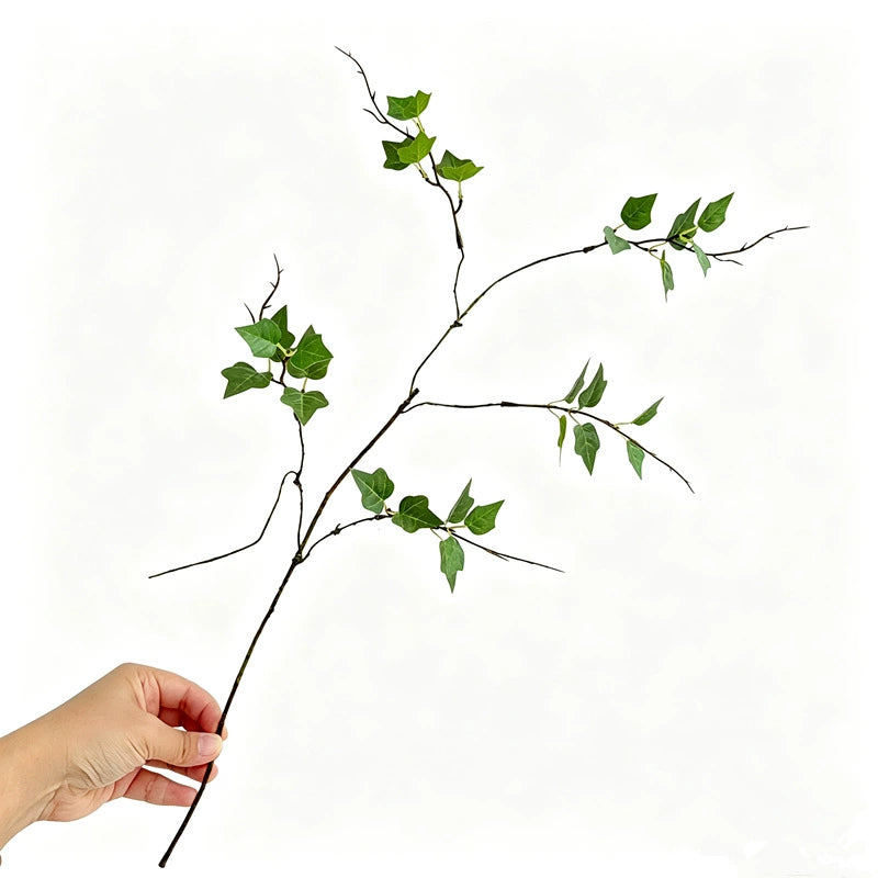 23" Realistic Ivy Branch, Lifelike Trailing Greenery Stem for Tall Vases, Wedding Decor, DIY Floral Arrangements & Year-Round Home Accents