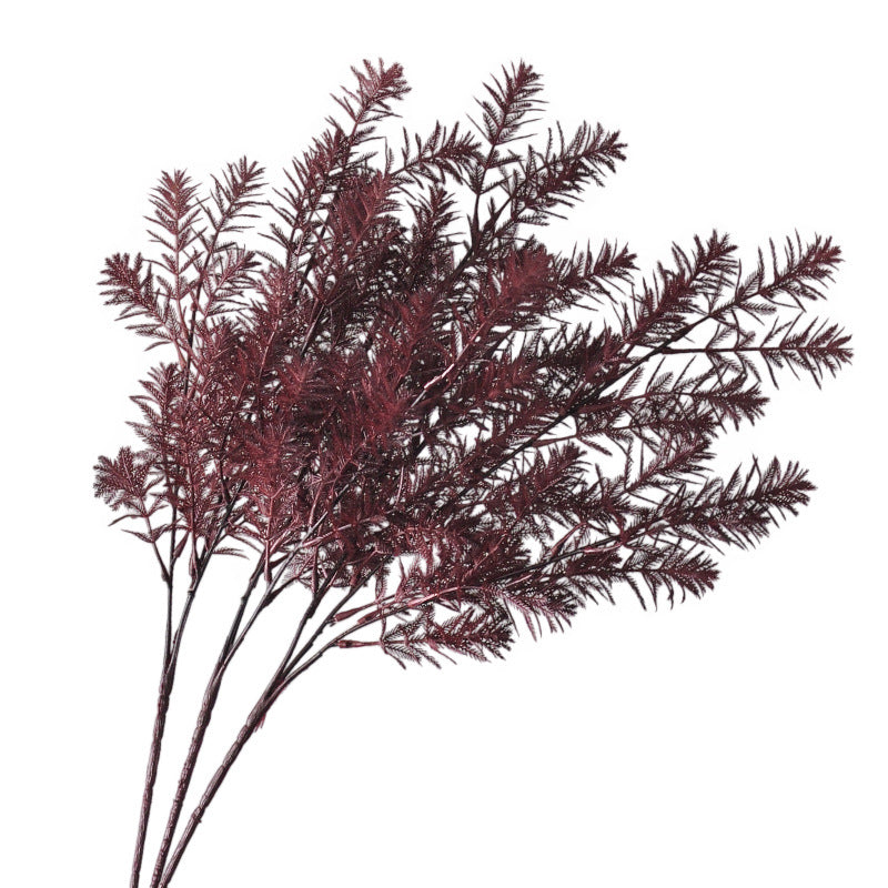 Autumn-Inspired Faux Fern Plant, 27" Realistic Plastic Greenery for Home Decor, Weddings, Events, and Seasonal Celebrations