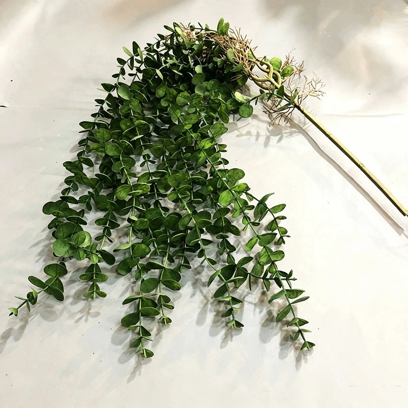 Set of 2 Eucalyptus Hanging Plants, 39" Real-Touch Faux Greenery, Perfect for Home Decor, Weddings, and Event Planning