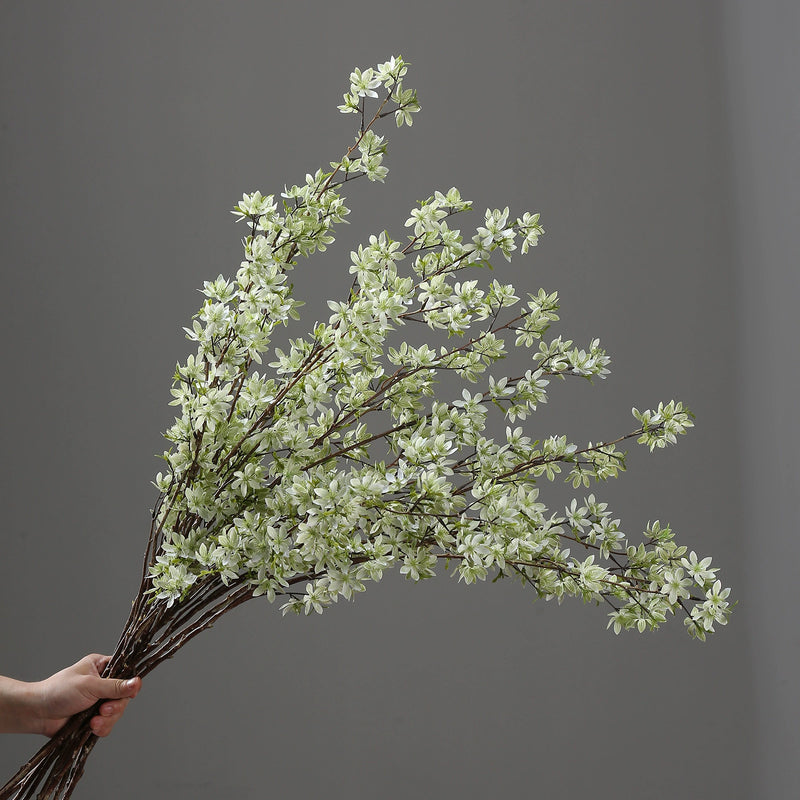 43" Long Stem Faux Astrantia Spray, Realistic Artificial Masterwort Flowers for Tall Vase, Wedding Bouquets, Home Decor, DIY Floral Arrangements
