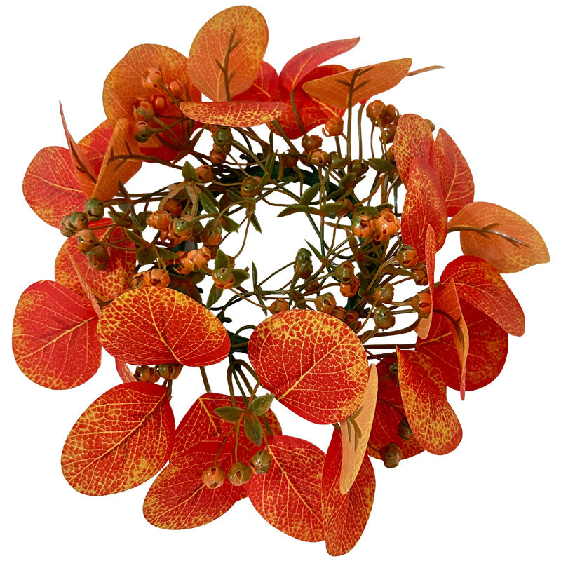 Autumn Harvest Eucalyptus Garland, Realistic Faux Foliage Vine for Thanksgiving Table Runner, Rustic Mantel Decor, Fall Wedding Arch, DIY Home & Event Styling