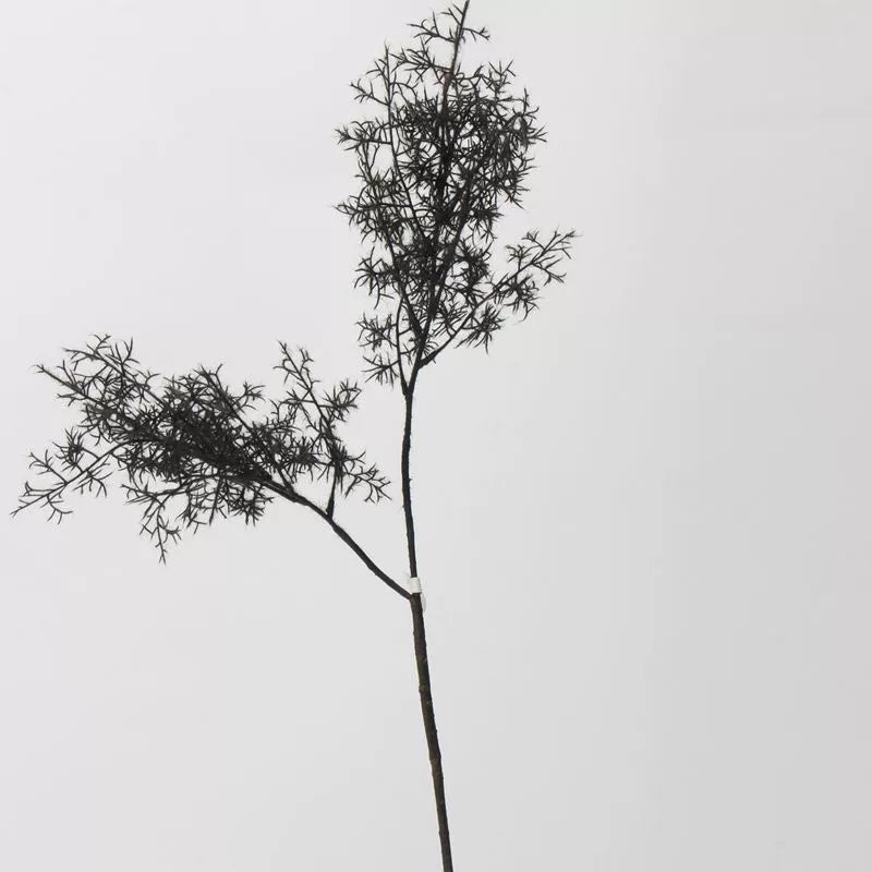 33" Faux Ethereal Mist Grass Stem, Long Wispy Foliage with Realistic Smoky Finish, Artificial Plant for Tall Vase, DIY Wedding Arrangements, Modern Home Decor