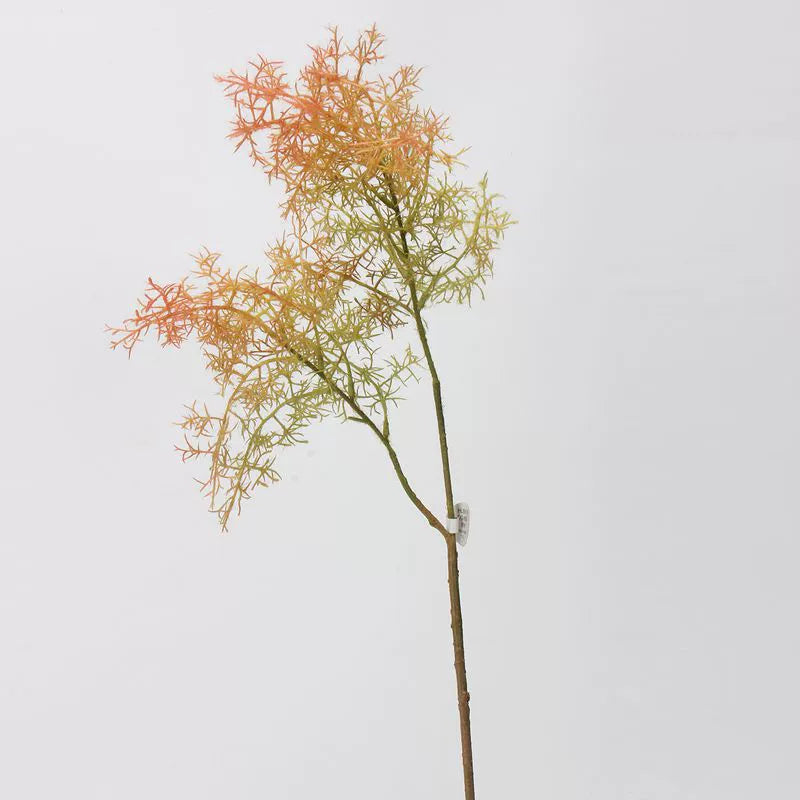 33" Faux Ethereal Mist Grass Stem, Long Wispy Foliage with Realistic Smoky Finish, Artificial Plant for Tall Vase, DIY Wedding Arrangements, Modern Home Decor