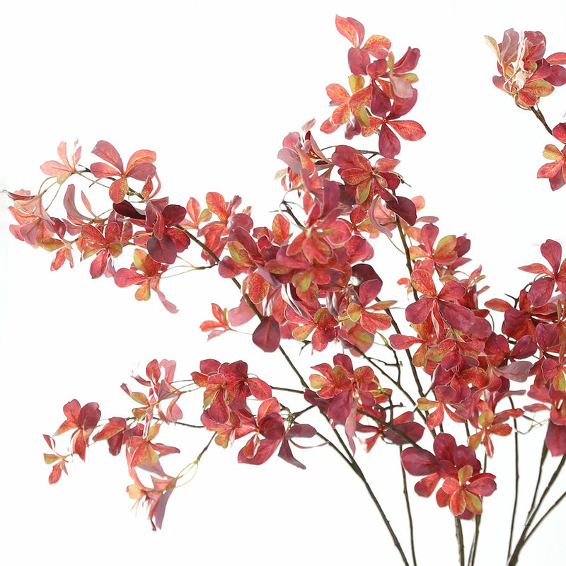 Faux Bellflower Arrangement 43" Real-Touch Indoor Decor, Red & Yellow, Perfect for Home, Weddings, Events, and Florists