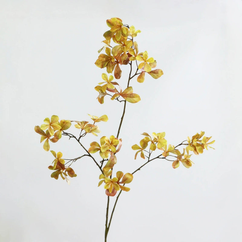 Faux Bellflower Arrangement 43" Real-Touch Indoor Decor, Red & Yellow, Perfect for Home, Weddings, Events, and Florists