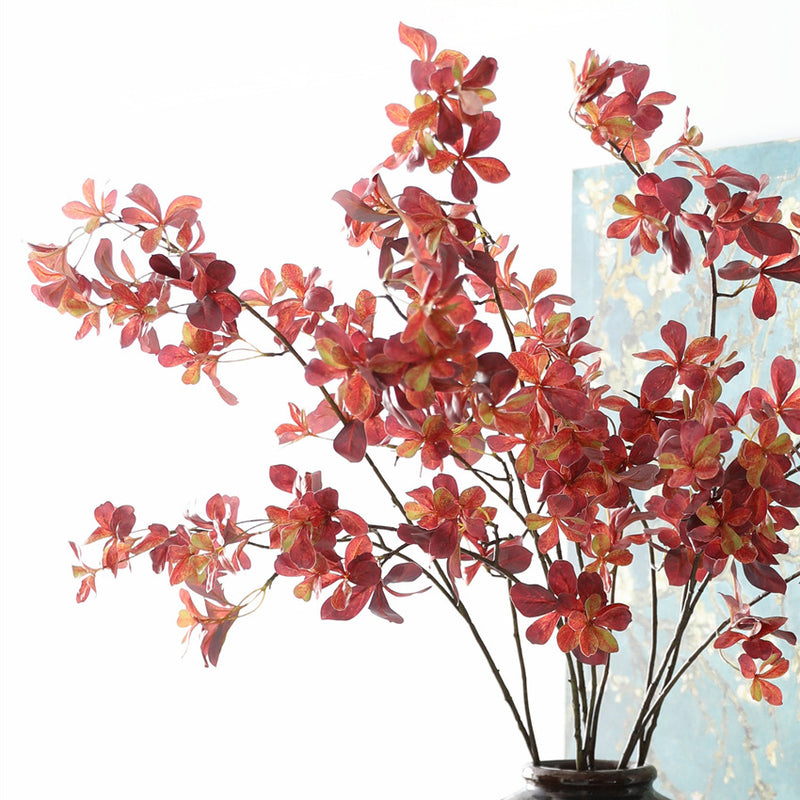 Faux Bellflower Arrangement 43" Real-Touch Indoor Decor, Red & Yellow, Perfect for Home, Weddings, Events, and Florists