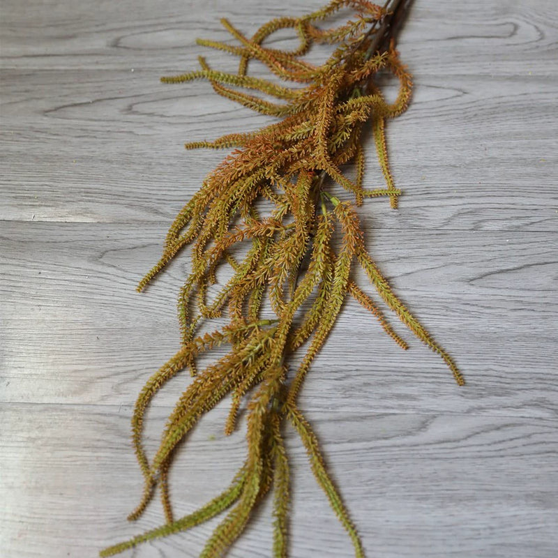 Long Cascading Amaranthus Stem, 41" Realistic Faux Tassel Flower, Trailing Greenery for Tall Vases, Wedding Centerpieces, Home & Event Decor