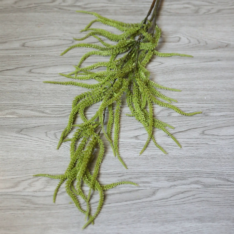 Long Cascading Amaranthus Stem, 41" Realistic Faux Tassel Flower, Trailing Greenery for Tall Vases, Wedding Centerpieces, Home & Event Decor