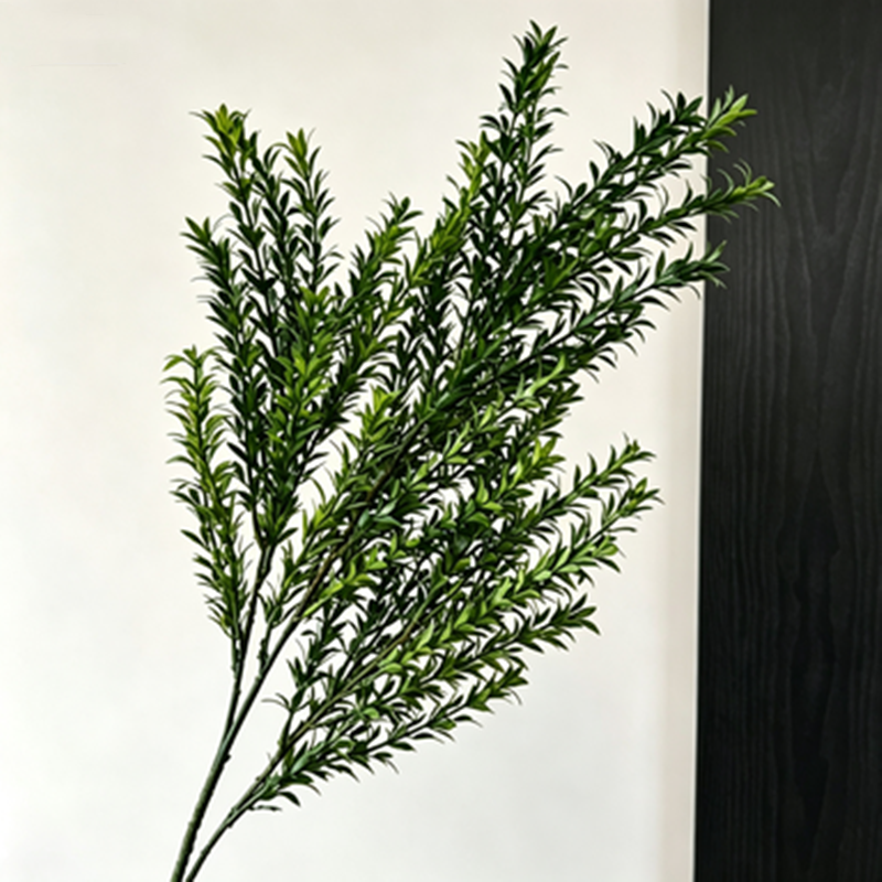 Autumn Foxtail Pine Stems, 30" Set of 2, Realistic Long Stem Faux Grass for Tall Vase, Boho Home Decor, Fall Wedding Arrangements, DIY Floral