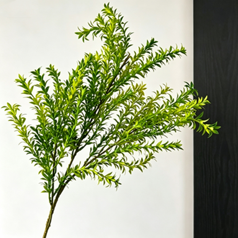 Autumn Foxtail Pine Stems, 30" Set of 2, Realistic Long Stem Faux Grass for Tall Vase, Boho Home Decor, Fall Wedding Arrangements, DIY Floral