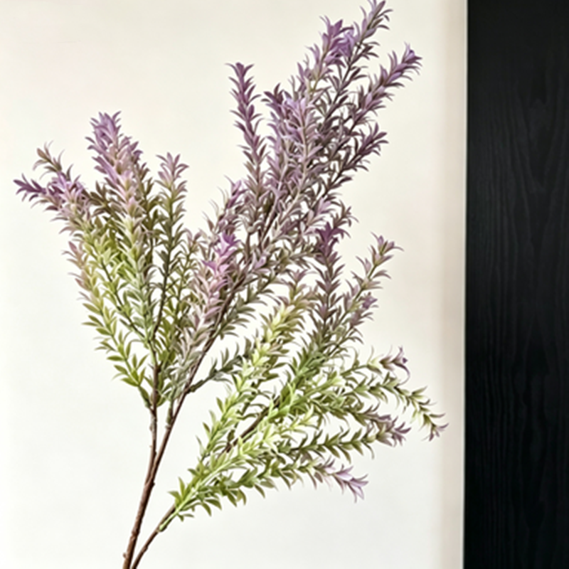 Autumn Foxtail Pine Stems, 30" Set of 2, Realistic Long Stem Faux Grass for Tall Vase, Boho Home Decor, Fall Wedding Arrangements, DIY Floral