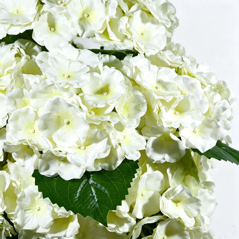 2 Pack Large Artificial Hydrangea Plants, UV Resistant Faux Silk Flowers in Nursery Pots, 22" Tall — Home, Porch & Wedding Decor
