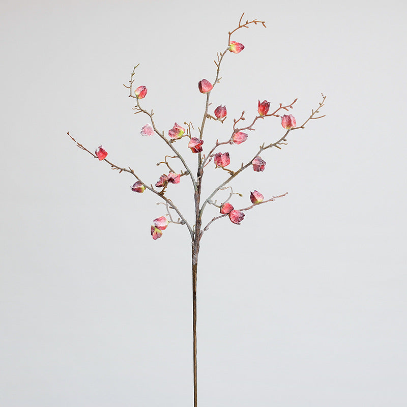 Frosted Winter Faux Floral Branches, 30" Greenery Decor for Vases, Home & Event Styling, Real-Touch Look, Perfect for Weddings, Seasonal Decor