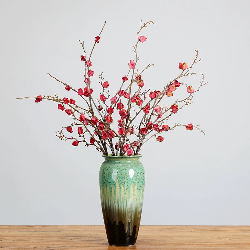 Frosted Winter Faux Floral Branches, 30" Greenery Decor for Vases, Home & Event Styling, Real-Touch Look, Perfect for Weddings, Seasonal Decor
