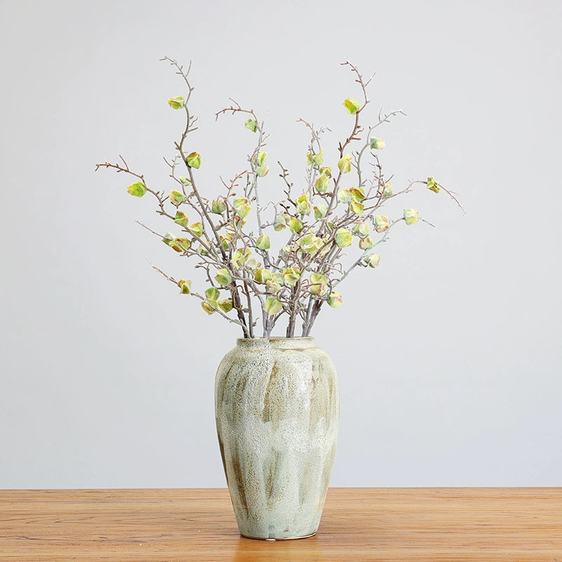 Frosted Winter Faux Floral Branches, 30" Greenery Decor for Vases, Home & Event Styling, Real-Touch Look, Perfect for Weddings, Seasonal Decor