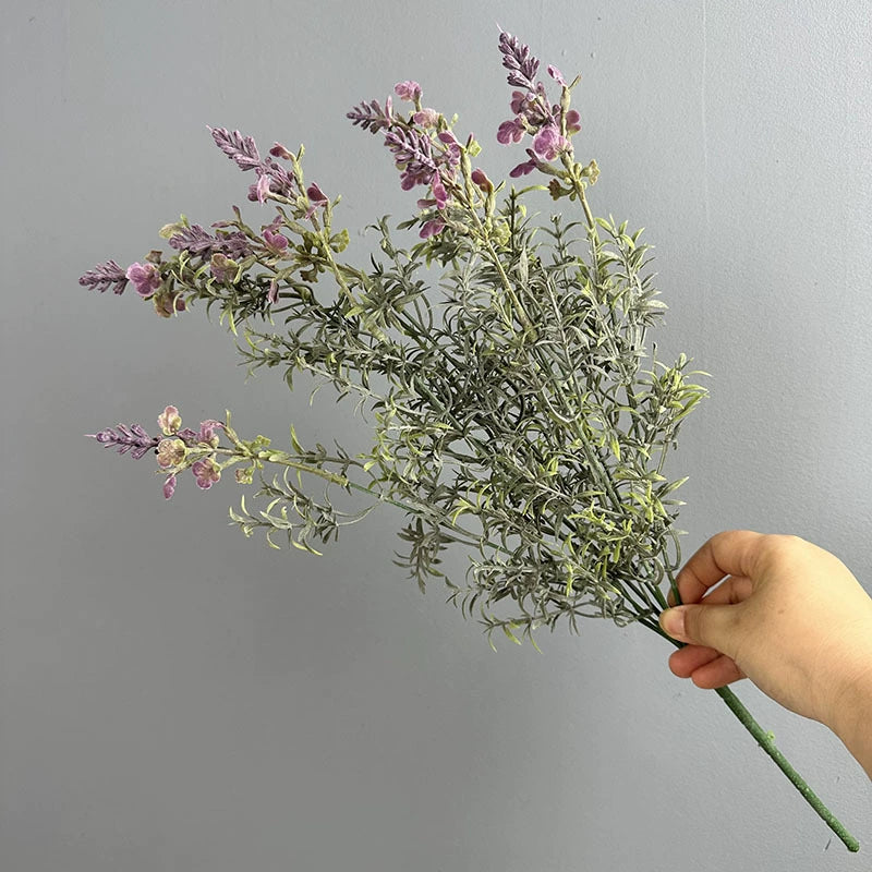 Lavender Faux Flowers (21"), Real-Touch, 2-Pack, Perfect for Home Decor, Weddings, and Seasonal Displays