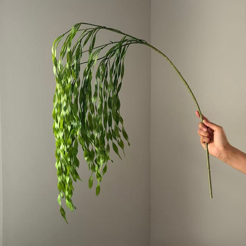 High-Quality Seaweed Vine Wall Hanging, 51" Real-Touch Greenery, Perfect for Home Decor, Weddings, and Seasonal Events