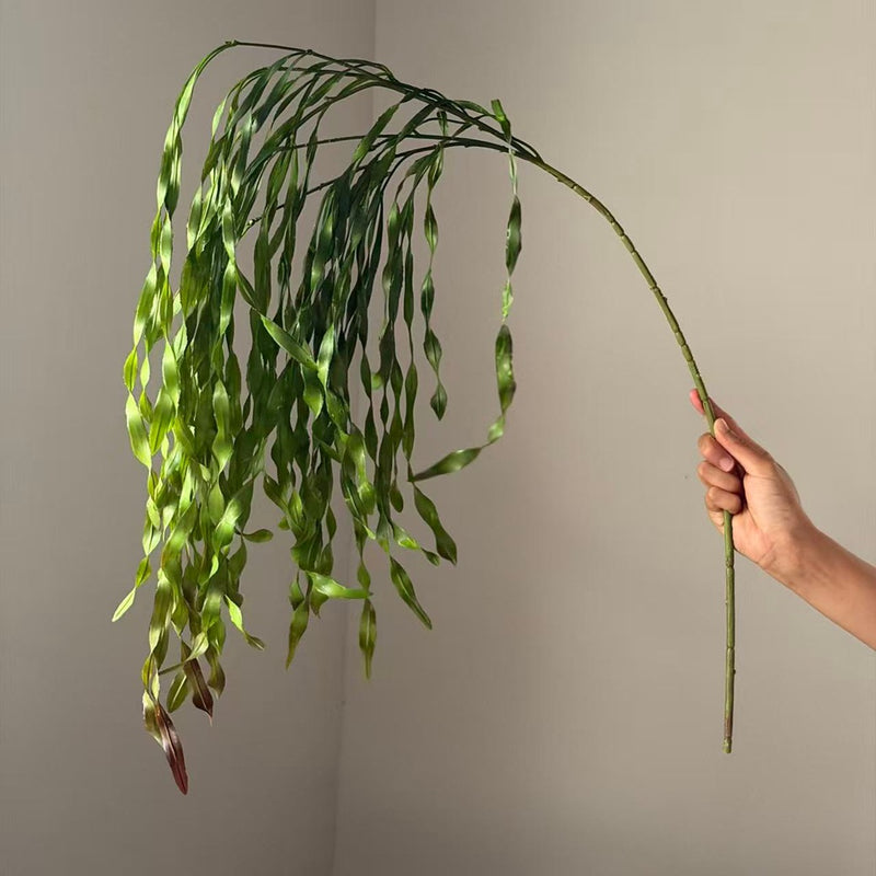 High-Quality Seaweed Vine Wall Hanging, 51" Real-Touch Greenery, Perfect for Home Decor, Weddings, and Seasonal Events