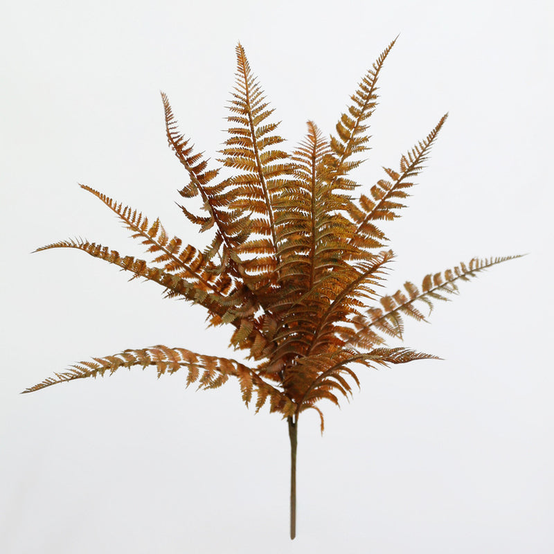 Real-Touch Autumn Fern Leaves, 17" & 20" Decorative Greenery for Vases, Home Decor, Weddings, and Events