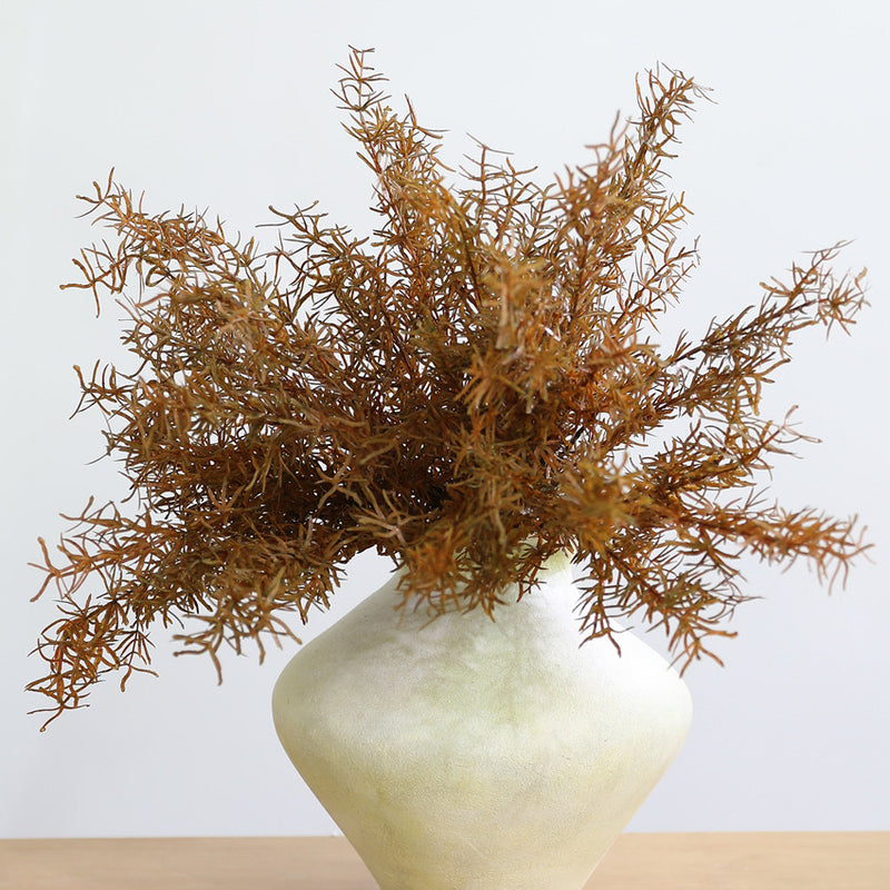 Real-Touch Autumn Fern Leaves, 17" & 20" Decorative Greenery for Vases, Home Decor, Weddings, and Events