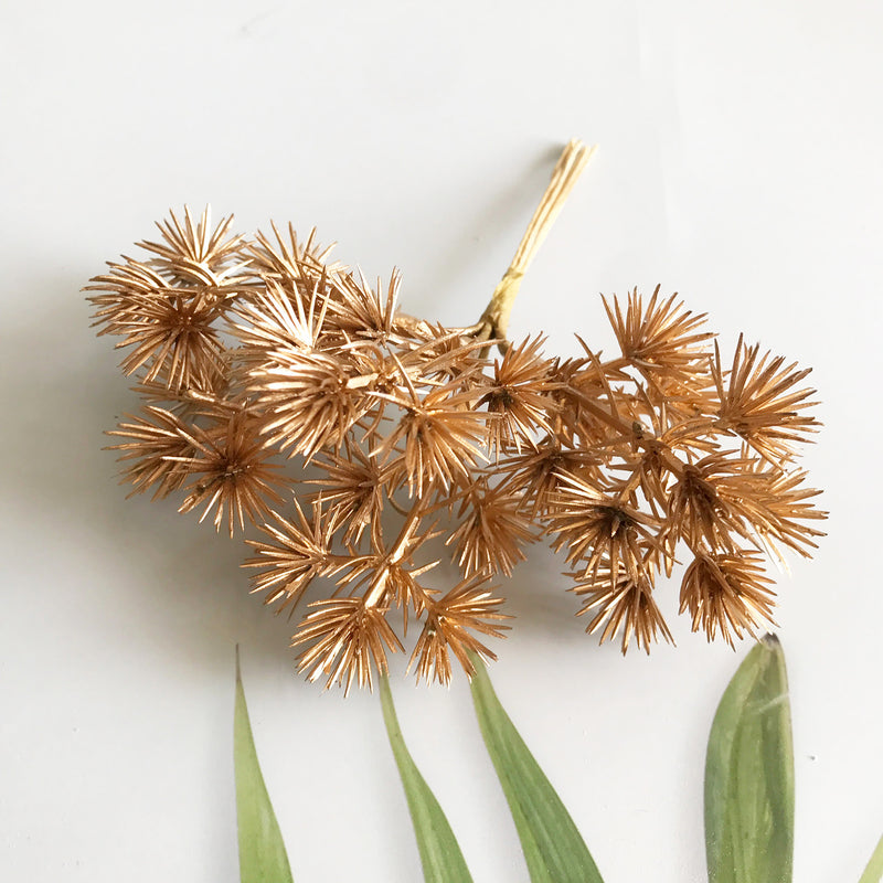 Faux Green Pine Needle Spray, 5.5" Realistic Pinecone Floral Pick for Rustic DIY Crafts, Wedding Decor, Wreaths, and Gift Toppers