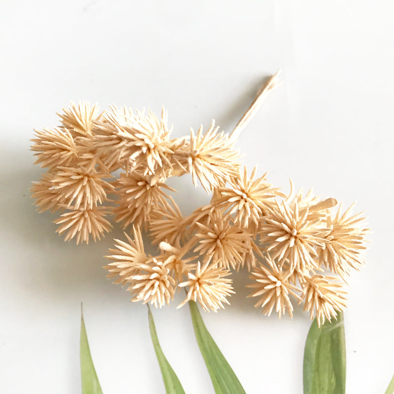 Faux Green Pine Needle Spray, 5.5" Realistic Pinecone Floral Pick for Rustic DIY Crafts, Wedding Decor, Wreaths, and Gift Toppers