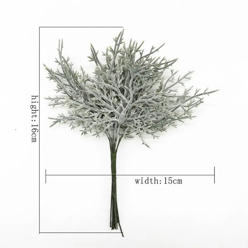 Frosted Lambs Ear Leaf Spray, 6 Inch Small Artificial Greenery Pick, Realistic Soft Touch Stems for DIY Crafts, Wreath Supplies, Wedding Decor & Vase Filler