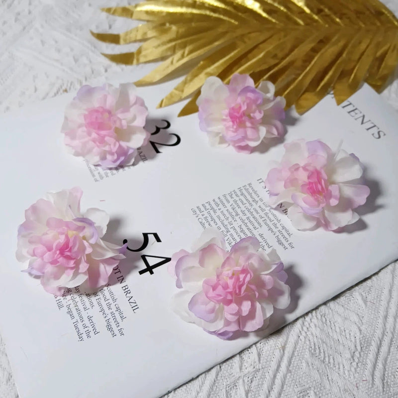 Realistic Lilac Flowers, 2" Faux Floral Blooms for DIY Decor, Wedding Bouquets, Home Accents, Event Centerpieces, Allergy & Pet Safe