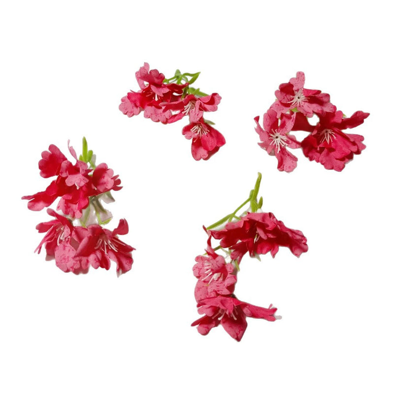 Small Faux Wildflower Stems, 4-Inch Lifelike Accent Flowers for DIY Crafts, Wedding Boutonnieres, Corsage Making, Bud Vases & Rustic Home Decor