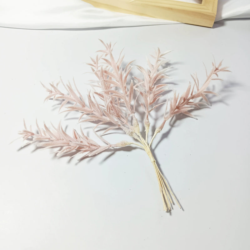 Realistic Sparkle Grass Stems, 8" Small Faux Greenery Branches, Lifelike Plant Filler for Vases, Modern Home Decor, DIY Wedding Bouquets & Floral Crafts