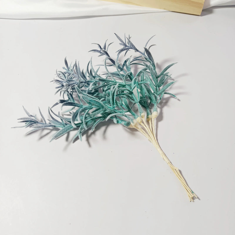Realistic Sparkle Grass Stems, 8" Small Faux Greenery Branches, Lifelike Plant Filler for Vases, Modern Home Decor, DIY Wedding Bouquets & Floral Crafts