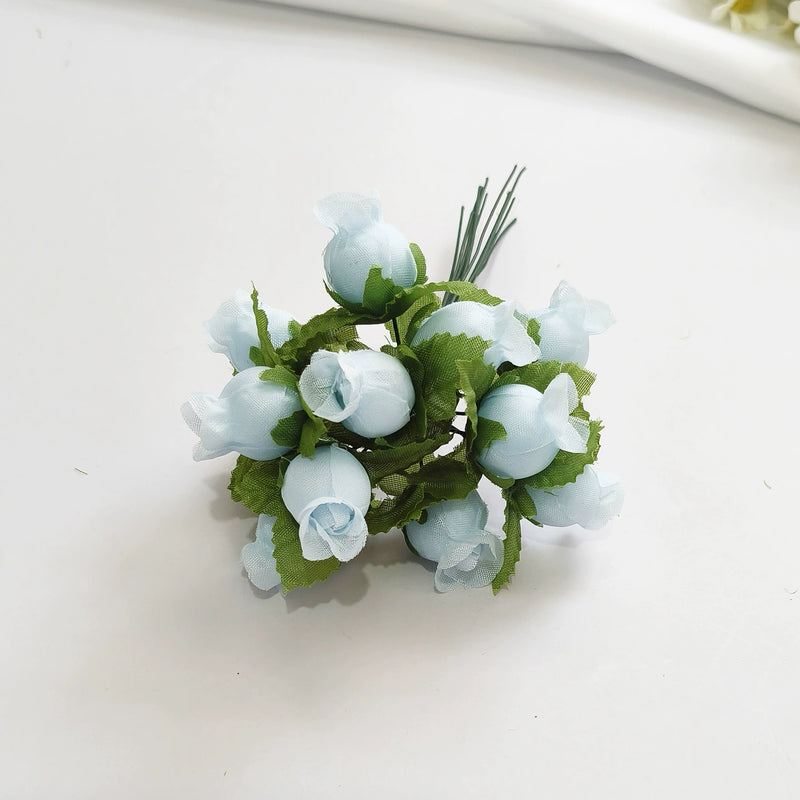 12-Stem Mini Pomegranate Flower Bouquet, Realistic 1" Faux Blooms, Lifelike Accent for DIY Crafts, Wedding Decor, Vase Filler, Farmhouse Home Decor