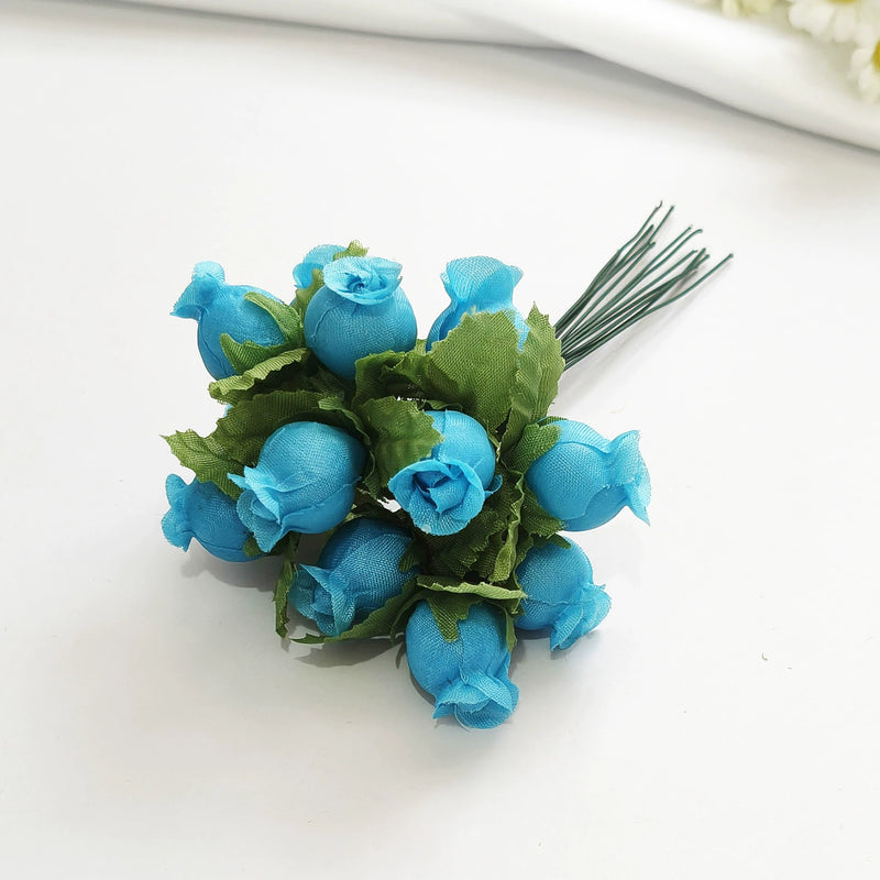 12-Stem Mini Pomegranate Flower Bouquet, Realistic 1" Faux Blooms, Lifelike Accent for DIY Crafts, Wedding Decor, Vase Filler, Farmhouse Home Decor
