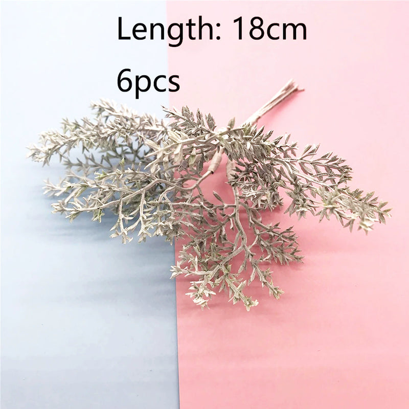 4-Inch Lifelike Floral Stem Pick, Mini Faux Flower Branch for DIY Wedding Corsages, Boutonnieres, Wreath Accents & Vase Filler Decor