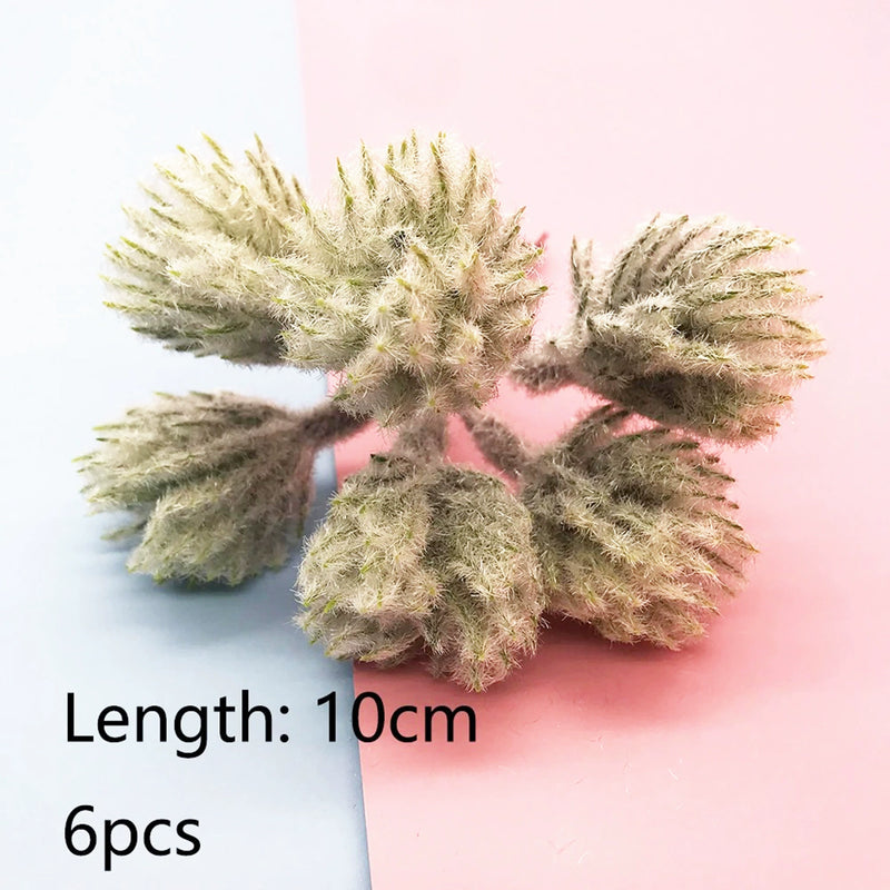 4-Inch Lifelike Floral Stem Pick, Mini Faux Flower Branch for DIY Wedding Corsages, Boutonnieres, Wreath Accents & Vase Filler Decor