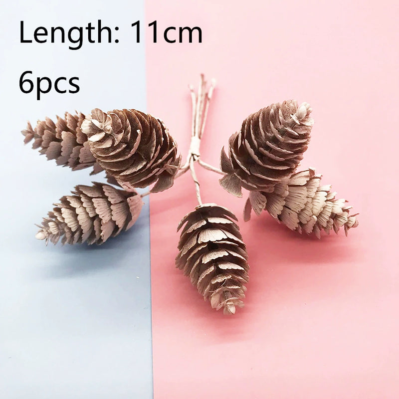 4-Inch Lifelike Floral Stem Pick, Mini Faux Flower Branch for DIY Wedding Corsages, Boutonnieres, Wreath Accents & Vase Filler Decor