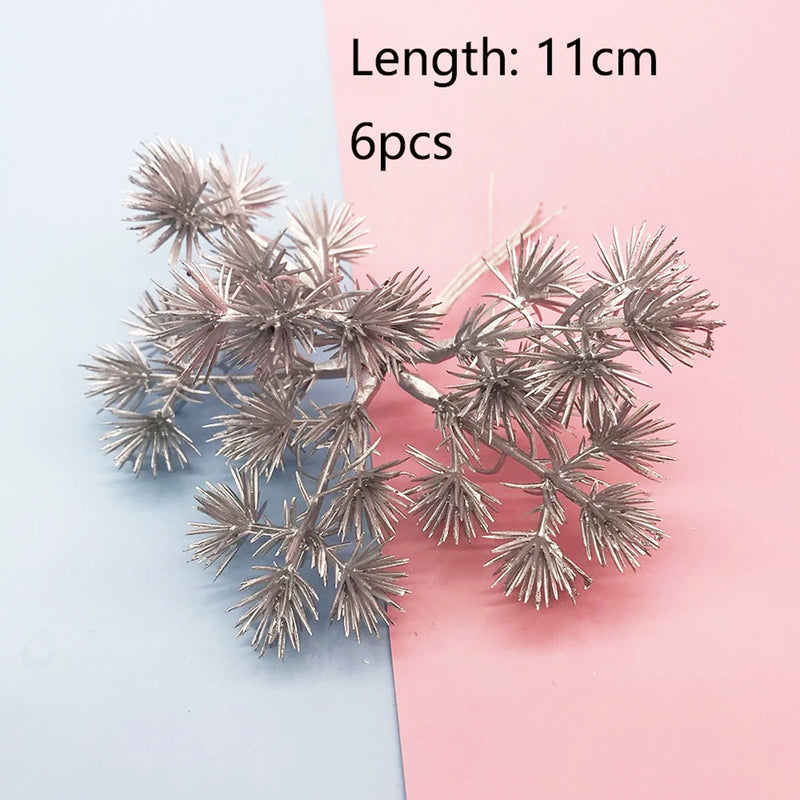 4-Inch Lifelike Floral Stem Pick, Mini Faux Flower Branch for DIY Wedding Corsages, Boutonnieres, Wreath Accents & Vase Filler Decor