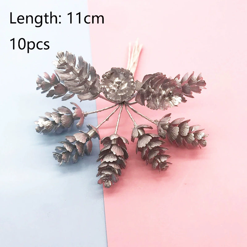 4-Inch Lifelike Floral Stem Pick, Mini Faux Flower Branch for DIY Wedding Corsages, Boutonnieres, Wreath Accents & Vase Filler Decor